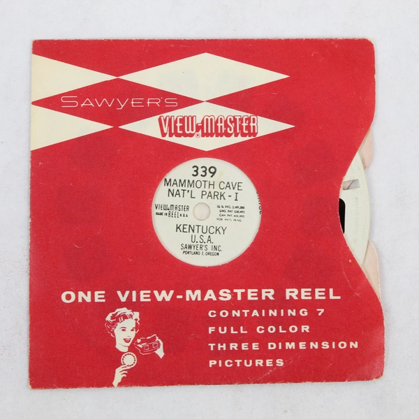 Vintage View-Master Reel 339 Mammoth Cave National Park I Kentucky As Is