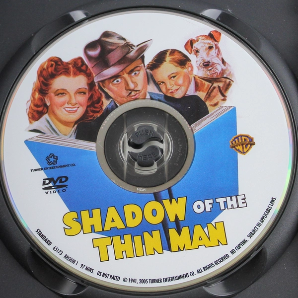 Shadow of The Thin Man DVD 1941 William Powell Myrna Loy Warner Bros.