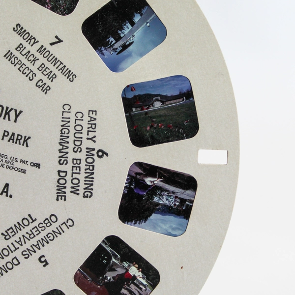 Vintage ViewMaster Reel A8891 Great Smoky Mountain National Park As-Is