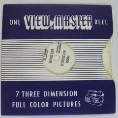 Vintage View Master Belgium 1950 Reel Classic Pre-Owned Toy As-Is