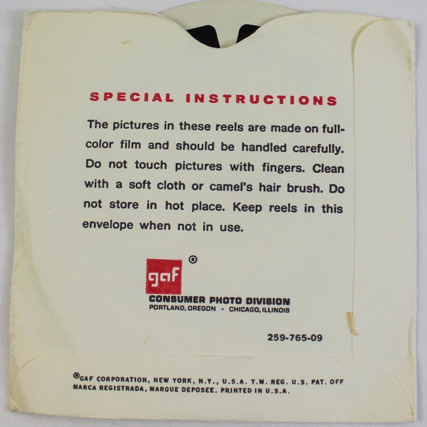 Vintage View-Master 420A United Nations New York 1955 Reel As-Is