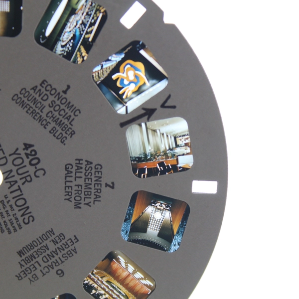 Vintage ViewMaster 420-C Your United Nations III New York 1955 Reel As-Is