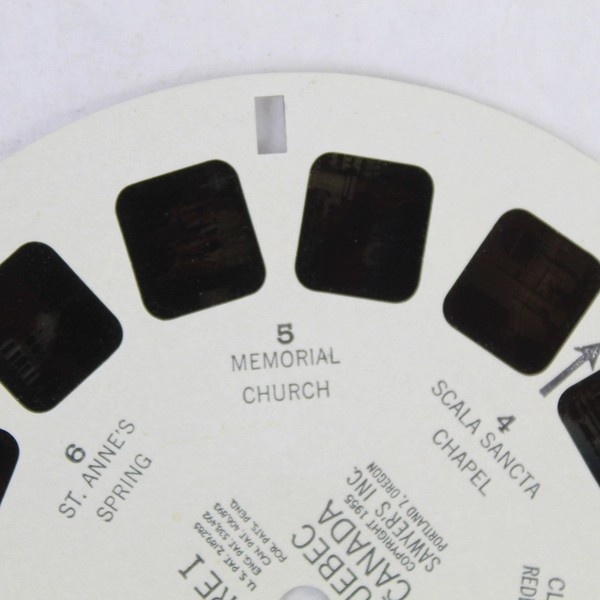 Vintage ViewMaster 390A St Anne De Beaupre Quebec 1955 Reel As Is