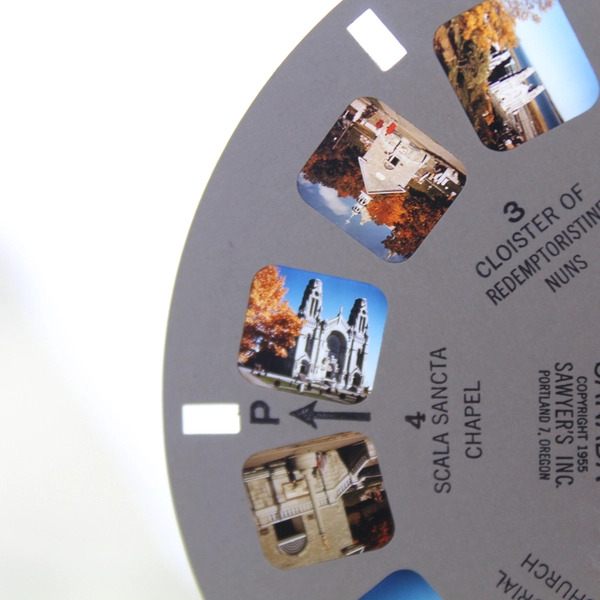 Vintage ViewMaster 390A St Anne De Beaupre Quebec 1955 Reel As Is