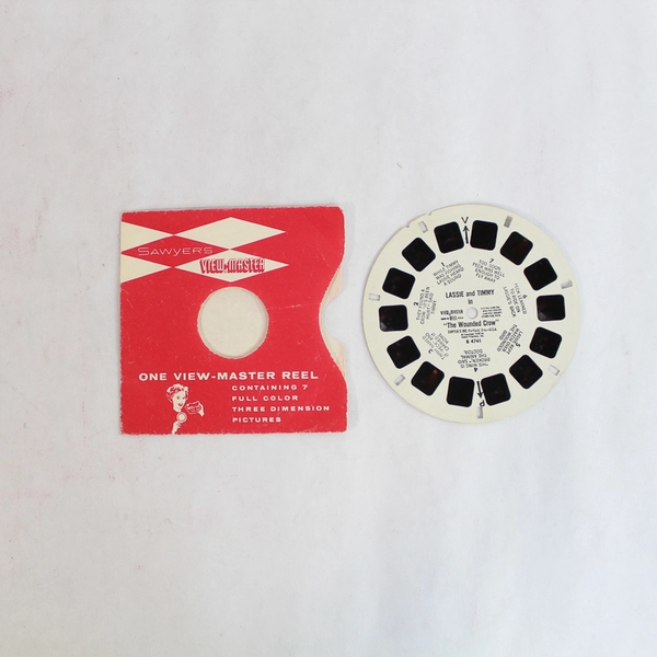 Vintage View-Master Reel Lot Lassie & Timmy in The Wounded Crow 1959