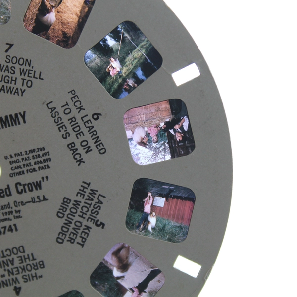 Vintage View-Master Reel Lot Lassie & Timmy in The Wounded Crow 1959