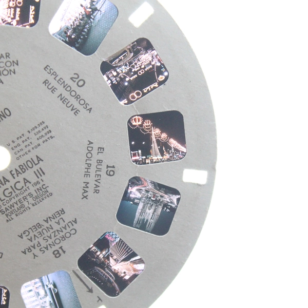 Vintage ViewMaster Reel C3553 El Rey Balduino & Reina Fabiola Belgica III