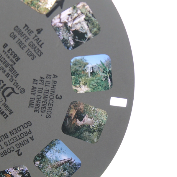 Vintage Sawyer's View Master R853B Adventureland In Disneyland Reel Two 1959