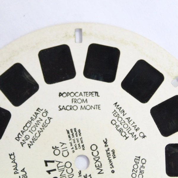 Vintage View-Master Reel 517 Vicinity of Mexico City 1946 As-Is No Sleeve