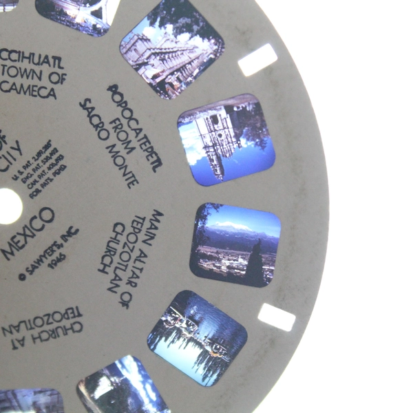 Vintage View-Master Reel 517 Vicinity of Mexico City 1946 As-Is No Sleeve