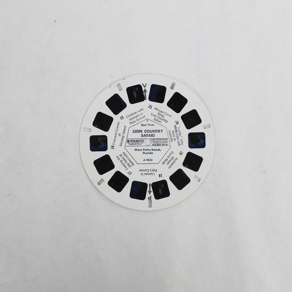 Vintage View-Master A9833 Lion Country Safari Reel 3 West Palm Beach