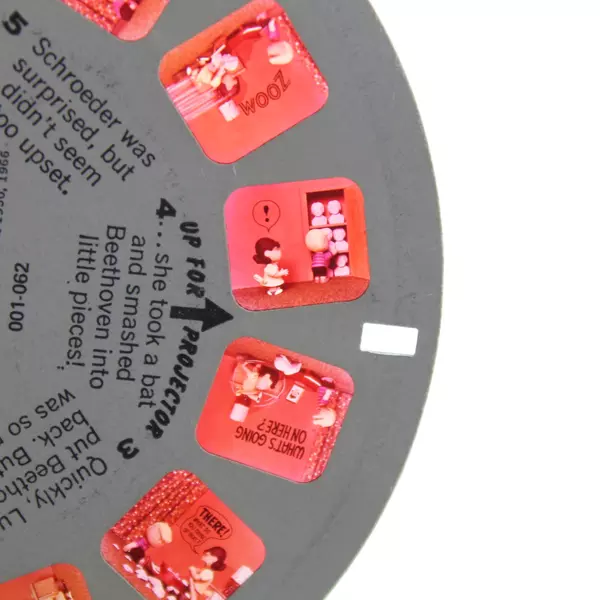 Vintage GAF View Master Peanuts Good Grief Beethoven Reel 1966 As Is