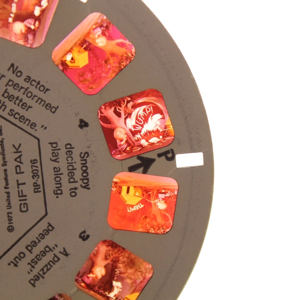 Vintage GAF View-Master RP 3076 Charlie Brown's Summer Fun Reel 1972 As-Is