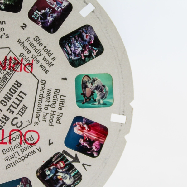 Vintage GAF ViewMaster Reel 3 Little Red Riding Hood Children's Fables