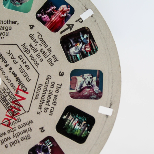Vintage GAF ViewMaster Reel 3 Little Red Riding Hood Children's Fables