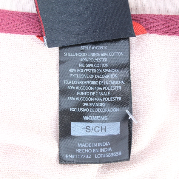 Gerry Women's XL Pink Wild Child Hoodie Pullover Activewear NWT