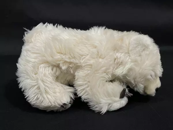 1992 MJC Purr-Fection Iceberg Jr Polar Bear Plush 8" Good Condition Collectible