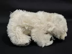 1992 MJC Purr-Fection Iceberg Jr Polar Bear Plush 8" Good Condition Collectible