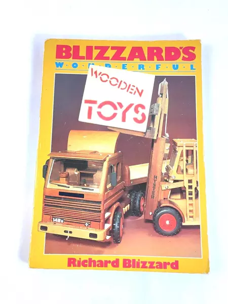 Vintage 1983 Richard Blizzard's Wonderful Wooden Toys Paperback Book