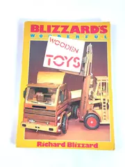 Vintage 1983 Richard Blizzard's Wonderful Wooden Toys Paperback Book