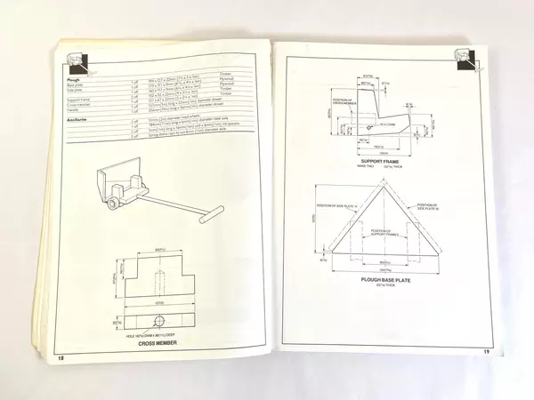 Vintage 1983 Richard Blizzard's Wonderful Wooden Toys Paperback Book