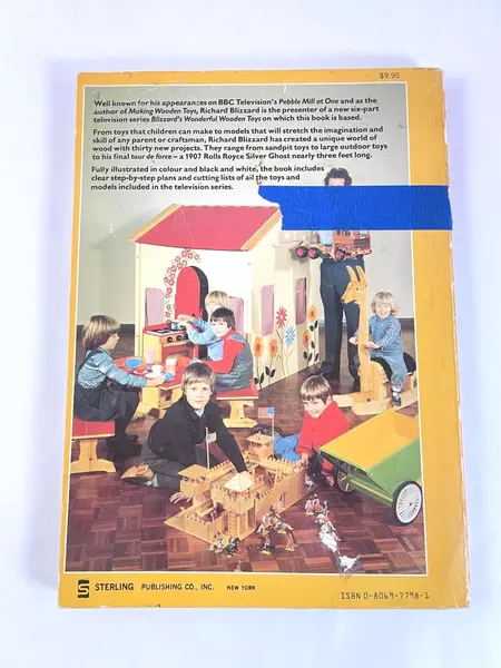 Vintage 1983 Richard Blizzard's Wonderful Wooden Toys Paperback Book