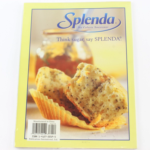 Splenda No Calorie Sweetener Cookbook, 2004 Paperback, Good Condition