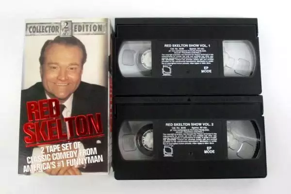 Vintage Red Skelton Collector's Edition VHS 2 Tape Set Comedy 1993