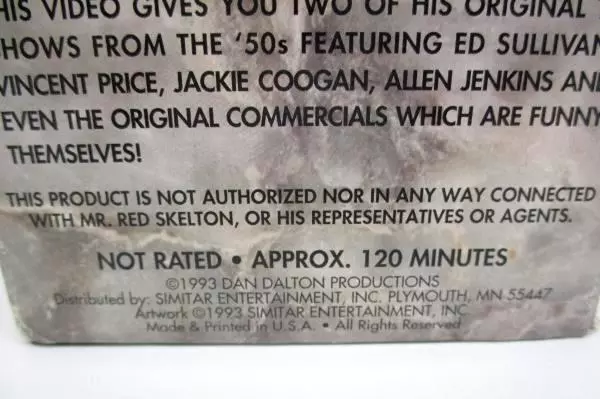 Vintage Red Skelton Collector's Edition VHS 2 Tape Set Comedy 1993