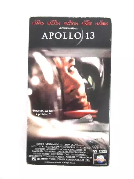 Apollo 13 VHS Movie 1995 Tom Hanks Kevin Bacon MCA Universal - Good Condition