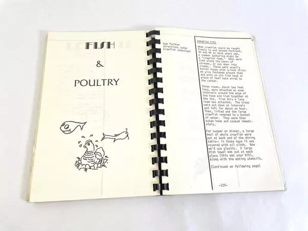 Then and Now Portland Adult Service Center Cookbook 1970s Pre-owned