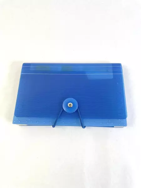 Lot of 2 Pre-Owned 13 Pocket Expanding Files for Receipts - Junior Size