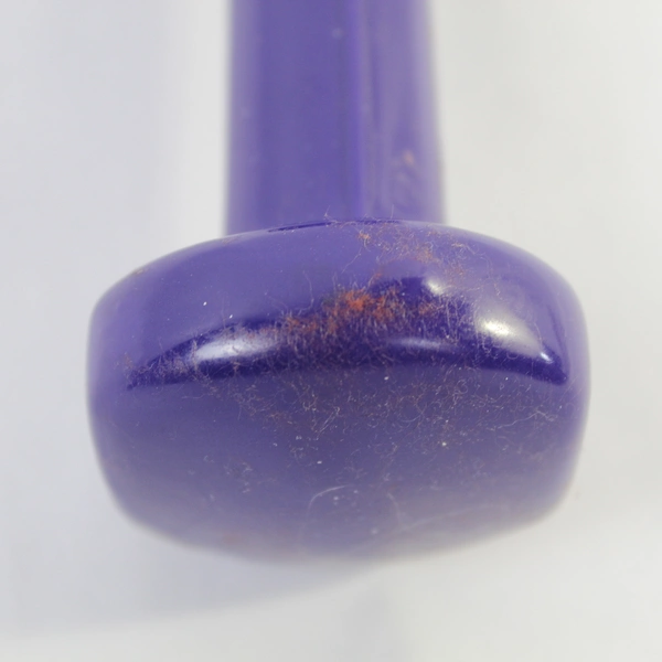 Lot of 2 Purple 1.85 lb Dumbbells Hand Weights Fitness Athletic Pre-owned