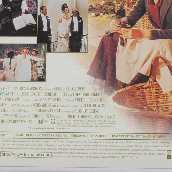 My Fair Lady VHS Audrey Hepburn Rex Harrison 20th Century Fox - Pre-Owned