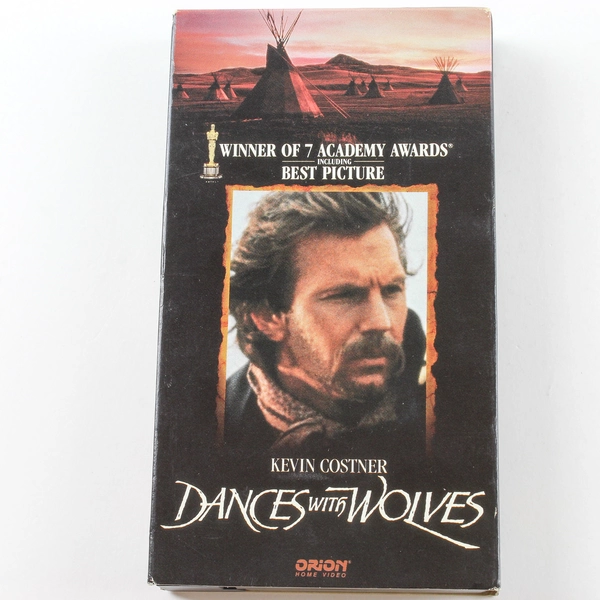 Dances With Wolves VHS Kevin Costner PG13 Good Condition Orion Home Video