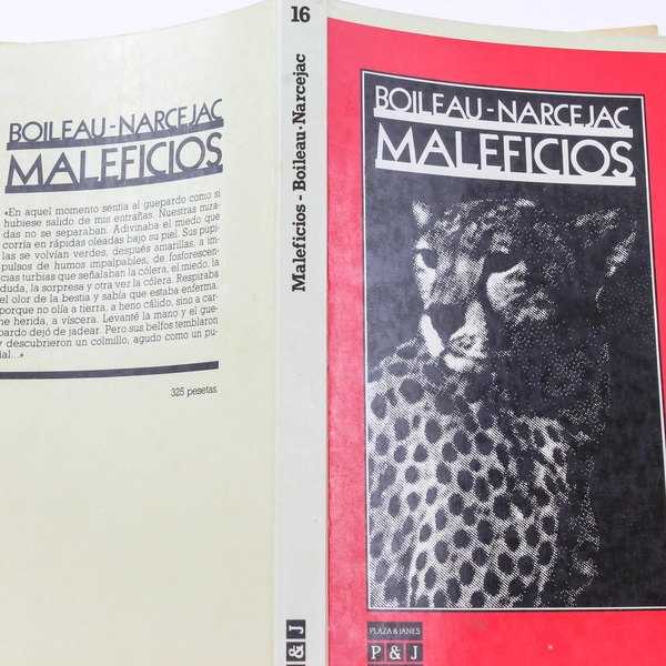 Boileau Narcejac Maleficios 1962 Spanish Paperback Book - Good Condition