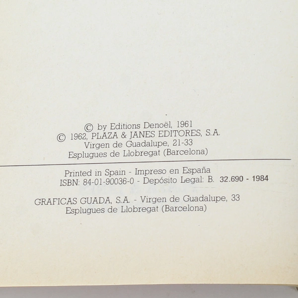 Boileau Narcejac Maleficios 1962 Spanish Paperback Book - Good Condition