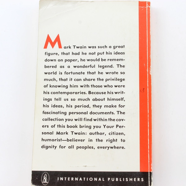 Your Personal Mark Twain 1960 Paperback Book by Seven Seas Good Condition