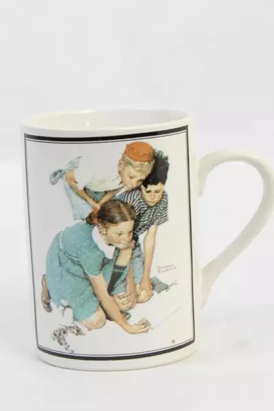 Norman Rockwell Saturday Evening Post Westwood Coffee Mug Very Good Condition