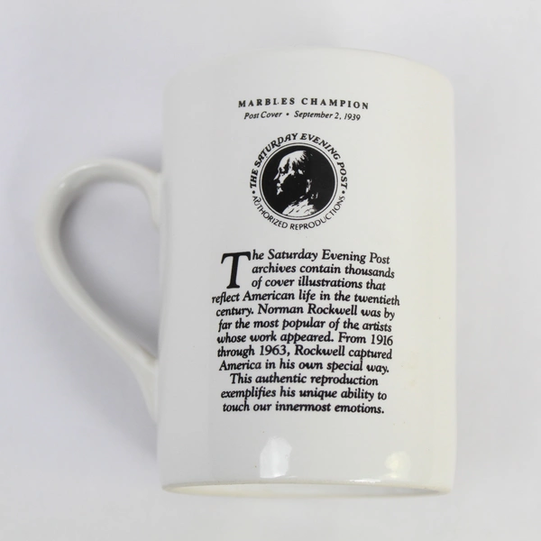 Norman Rockwell Saturday Evening Post Westwood Coffee Mug Very Good Condition