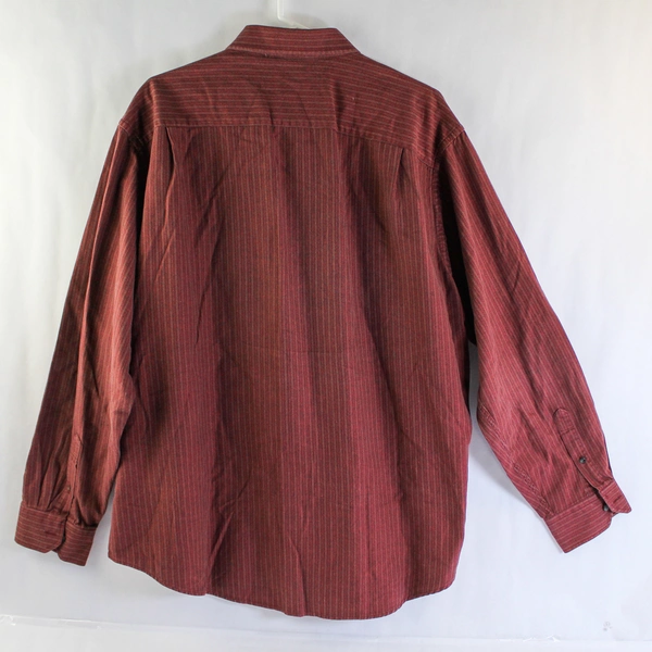 Geoffrey Beene Men's XL Mauve Cotton Dress Shirt Long Sleeve Pre-Owned