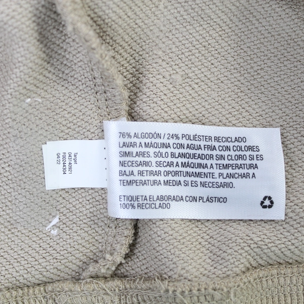 Goodfellow & Co Men's Beige Sweater Medium 3/4 Closure Long Sleeves