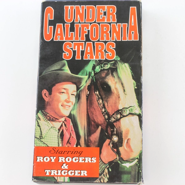 Under California Stars VHS Roy Rogers & Trigger 1993 Vintage Film Classic