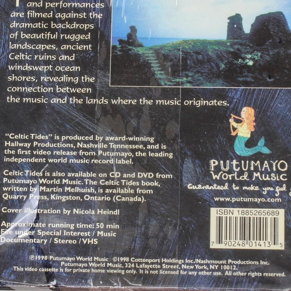 Celtic Tides A Musical Odyssey VHS by Putumayo World Music Good Condition
