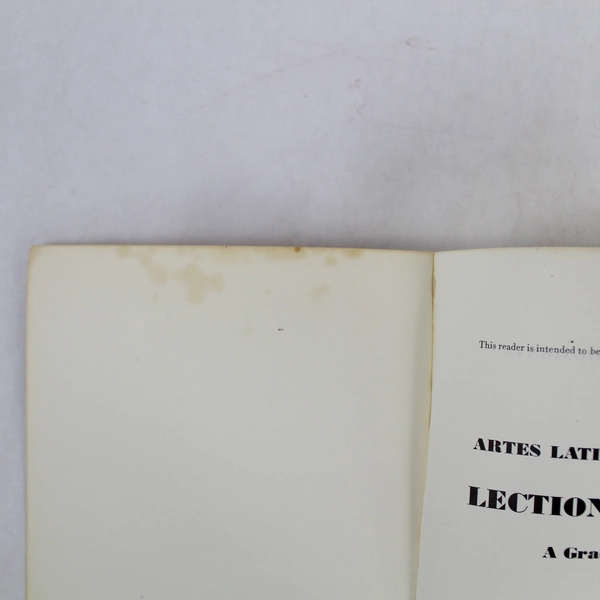 A Graded Reader: Lectiones Primae Artes Latinae Level One PB 1968 Pre-owned