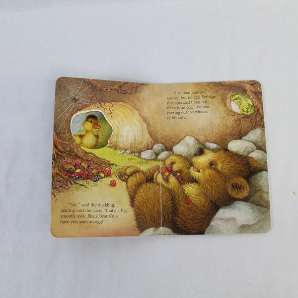 Vintage Fuzzytail Friends Great Egg Hunt Peek-a-Board Book - Pre-owned