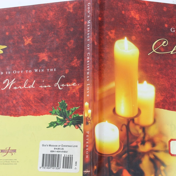 God's Message of Christmas Love by Eugene Peterson 2004 Hardcover Book