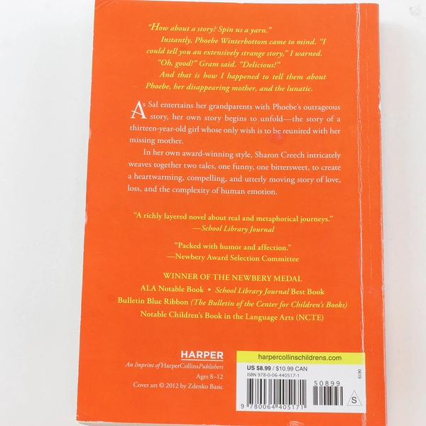 Walk Two Moons by Sharon Creech 2012 Paperback Newbery Medal Good Condition