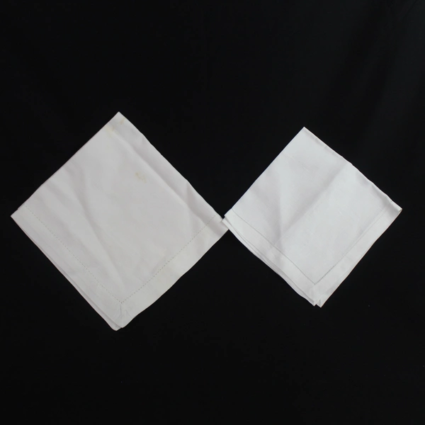 Lot of 7 Stained Cloth Napkins for DIY Crafts Sewing Upcycling