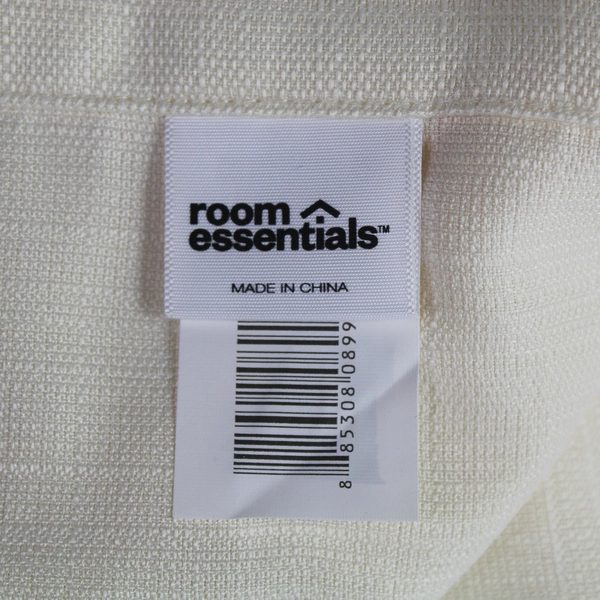 Room Essentials Cream Curtain Panel 40x62" - Elegant Pre-Owned Decor